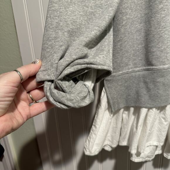 Anthropologie Maeve V Neck Twofer Knit Pullover Size Large - Picture 4 of 7